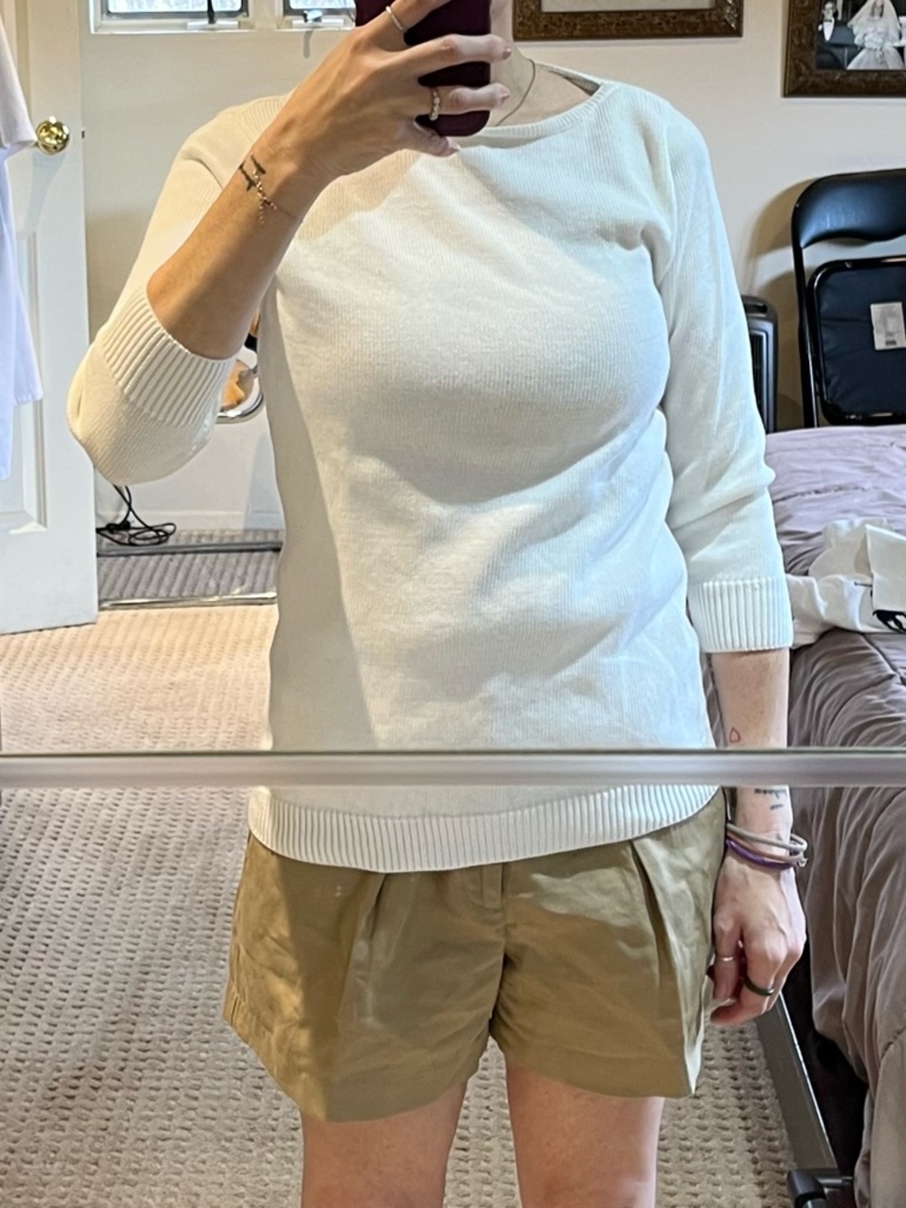Ralph Lauren Cotton Boat Neck Sweater.